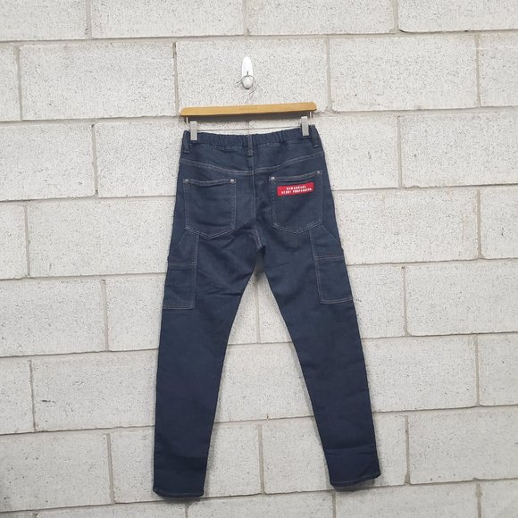 Womens Human Made Denim Joggers Size Small 27" Waist - Picture 4 of 6